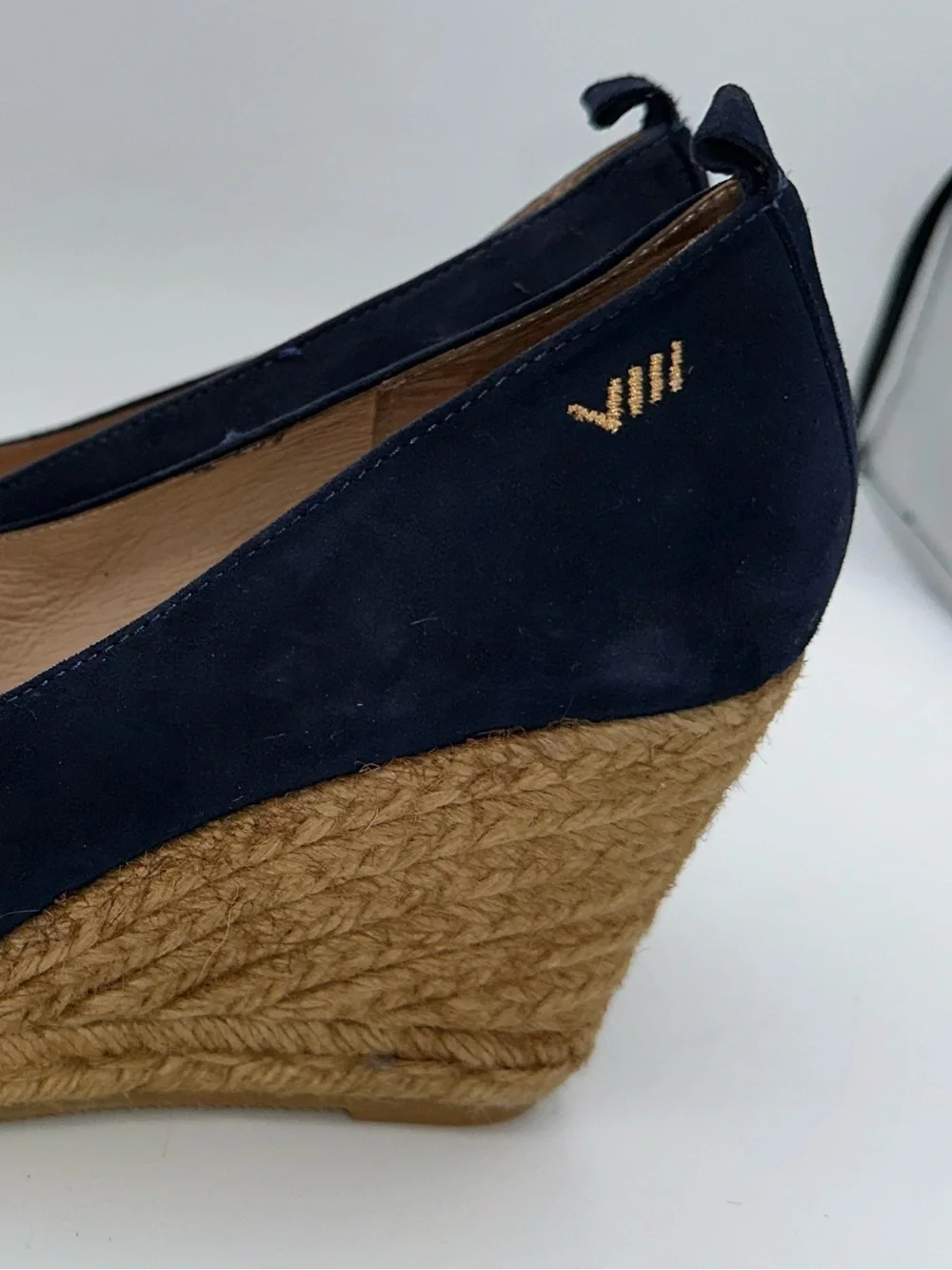 Viscata Barcelona espadrilles wedge shoes Dark blue size US 9-9.5 EUR Sz 40 AA23